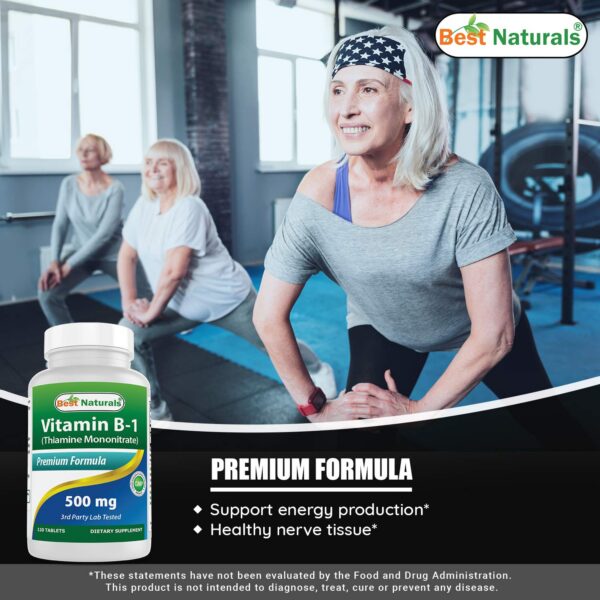 Paquete de vitaminas B1 y B2 Best Naturals