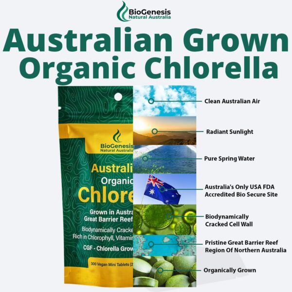 Version 1.0.0 Tabletas BioGenesis chlorella varias posiciones