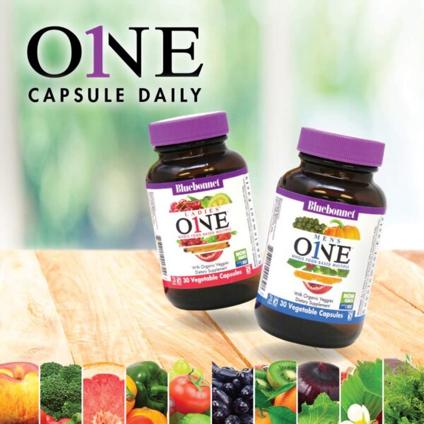 Tabletas Bluebonnet multivitaminico para salud masculina