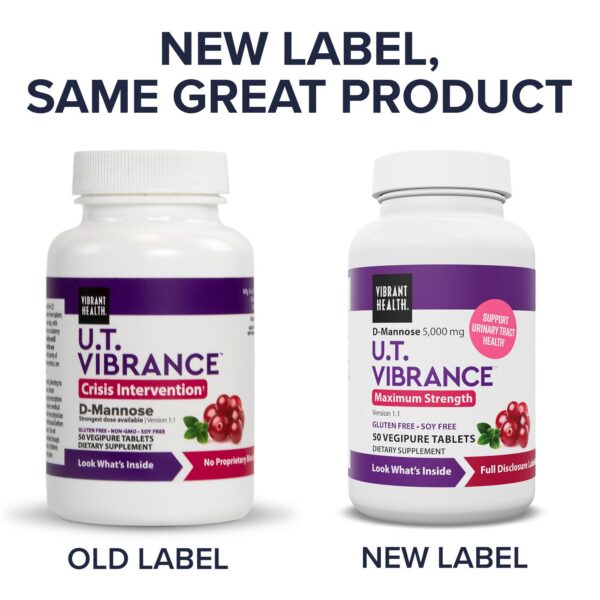 Tabletas botánicas para soporte urinario Vibrant Health U.T.