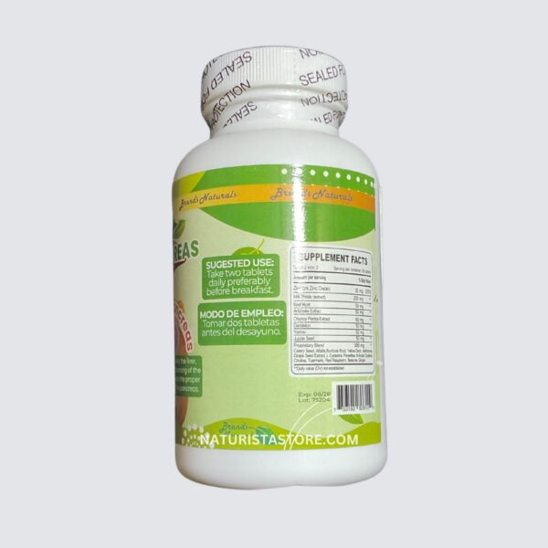 Version 1.0.0 Tabletas Brands Naturals para desintoxicación hígado y riñones