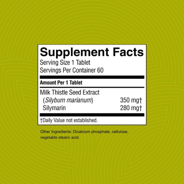 Version 1.0.0 Tabletas cardo mariano antioxidantes para salud del hígado