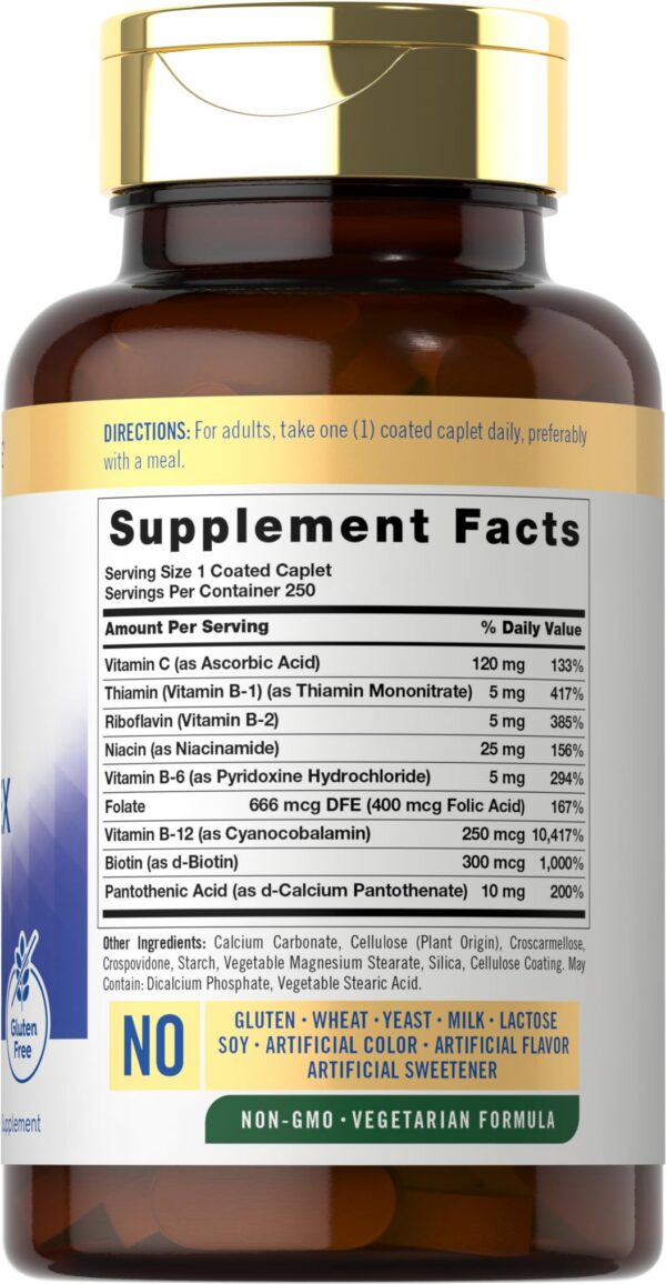 Tabletas Carlyle complejo vitaminico B plus vitamina C