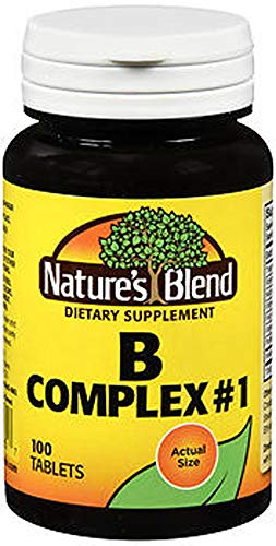 Version 1.0.0 Paquete 3 tabletas Nature's Blend B Complex, 100 ct cada uno