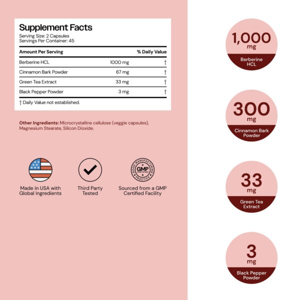 Tabletas de complejo de berberina para la salud integral