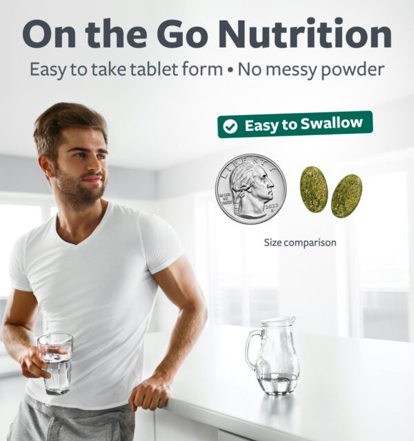 Tabletas convenientes para energía y salud digestiva