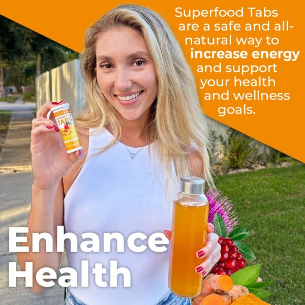 Version 1.0.0 Tabletas para digestión y energía Superfood Tabs skinnytabs