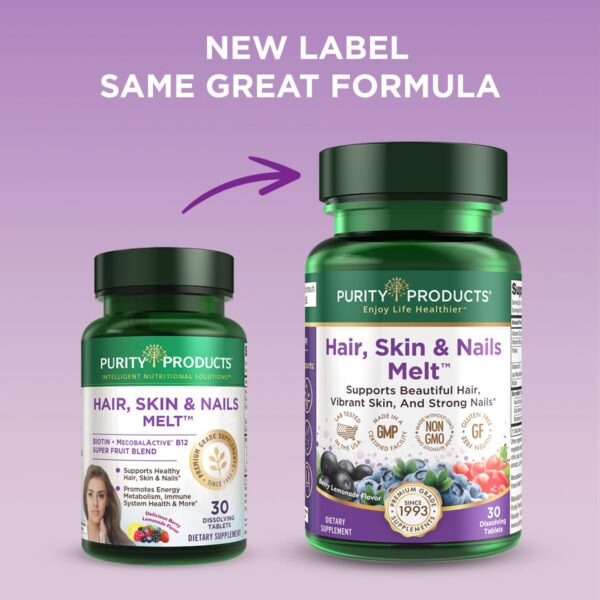 Version 1.0.0 Tabletas de disolución rápida Berry Melt Purity Products