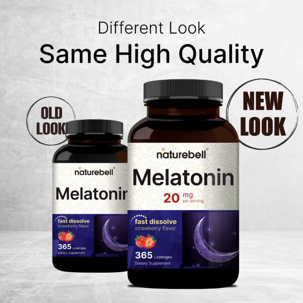 Tabletas disolución rápida NatureBell melatonina sabor fresa