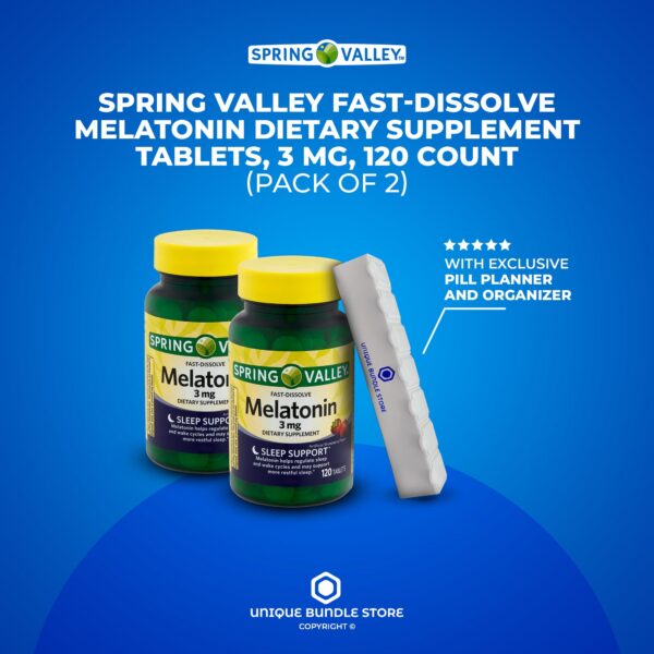 Tabletas disolución rápida Spring Valley melatonina sabor fresa