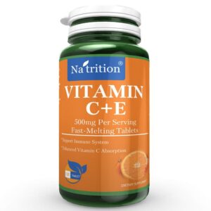 Tabletas disolución rápida C y E de 500 mg