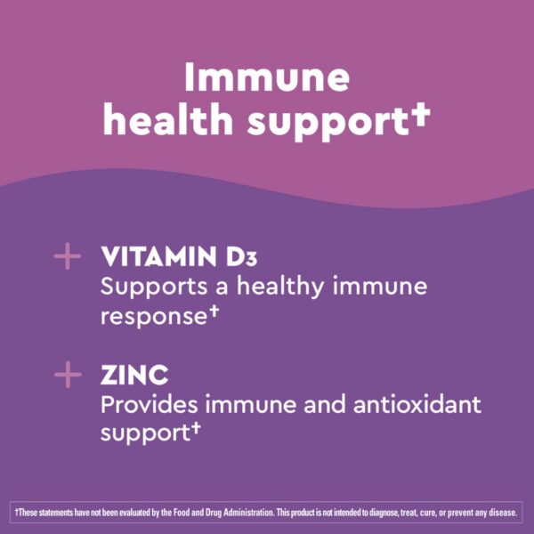Version 1.0.0 Tabletas disolventes rápidas Nature Made para apoyo inmunológico