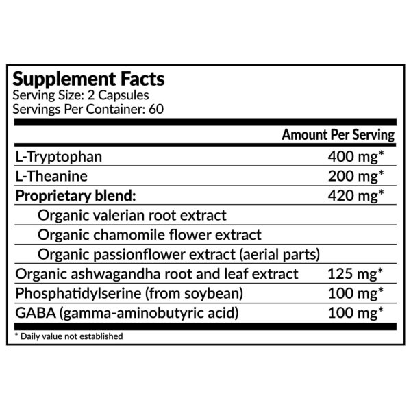Tabletas de Dr. Fuhrman Calm Biotect suplemento natural para estrés