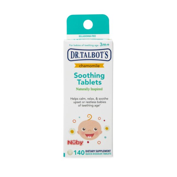 Tabletas Dr Talbot manzanilla disolución rápida para niños