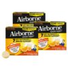 Tabletas efervescentes Airborne vitamina c 1000mg zinc 30 unidades