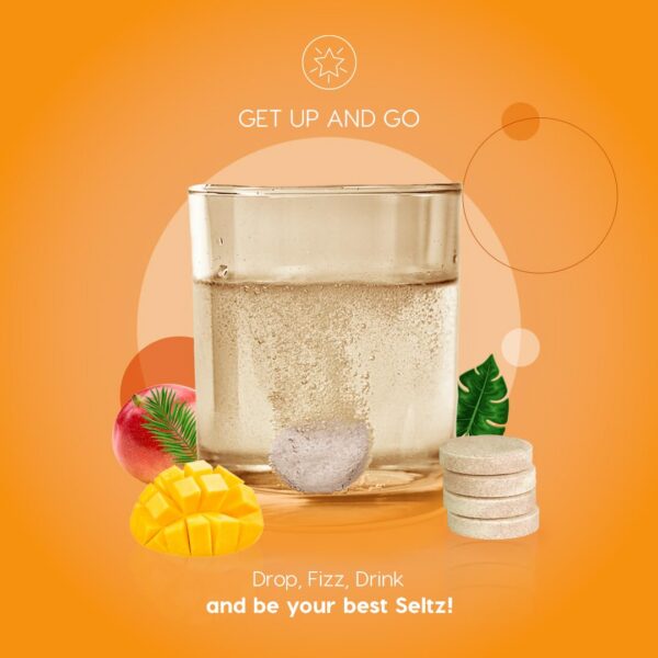 Tabletas efervescentes disolviéndose en agua