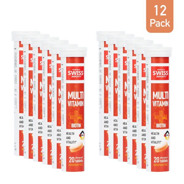 Tabletas efervescentes multivitaminico Swiss Imports