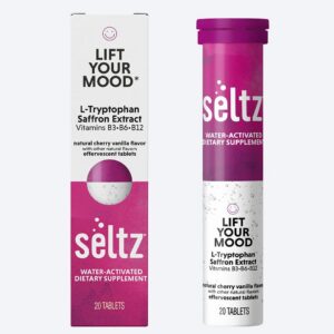 Tabletas efervescentes Seltz con vitaminas activadas por agua.