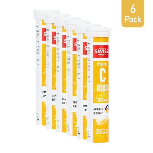 Tabletas efervescentes vitamina C Swiss Imports 120 unidades