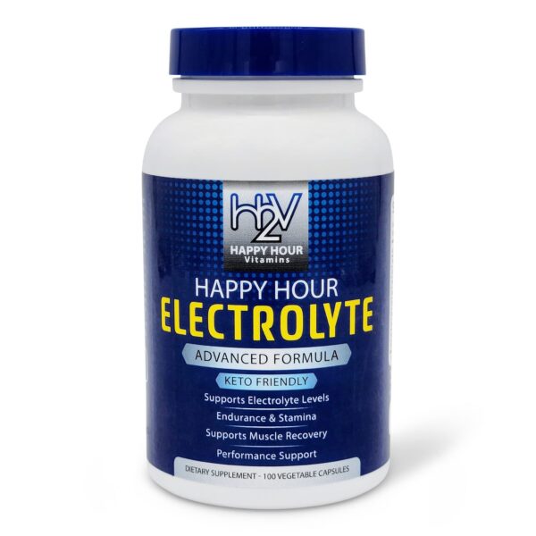 Tabletas de electrolitos Happy Hour Vitamins 100 unidades en envase