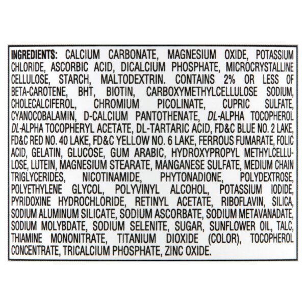 Tabletas Equate Complete para mujeres mayores 50