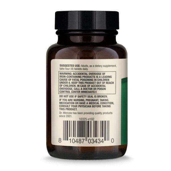 Tabletas de espirulina orgánica Dr. Mercola apoya sistema inmune