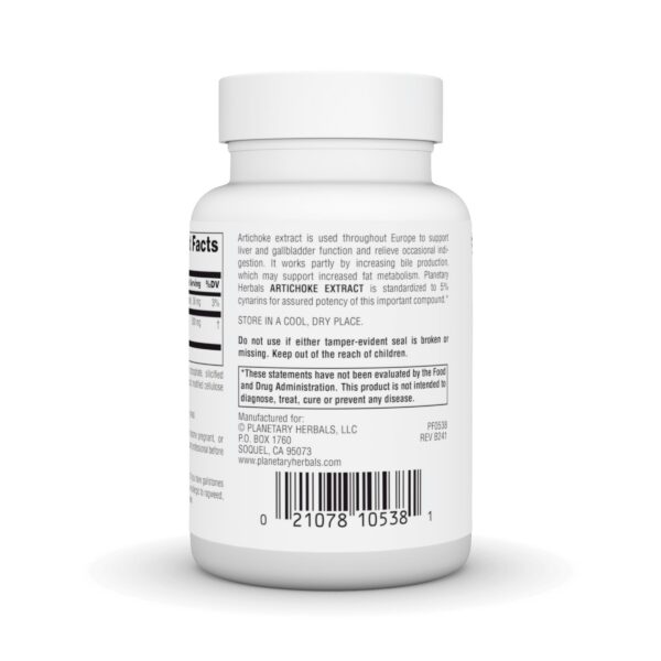 Version 1.0.0 Tabletas de extracto natural de alcachofa para digestión