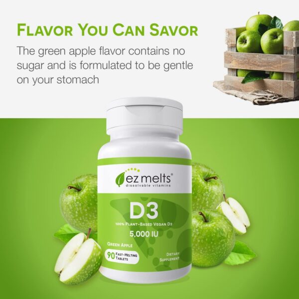 Tabletas EZ Melts presentación lado derecho