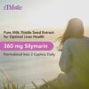 Tabletas fáciles de tragar EThistle para salud del hígado