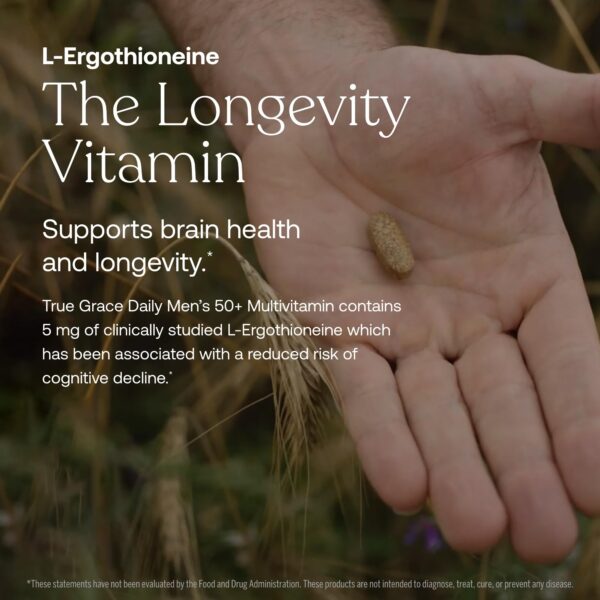 Tabletas fáciles de tragar True Grace para hombres 50+