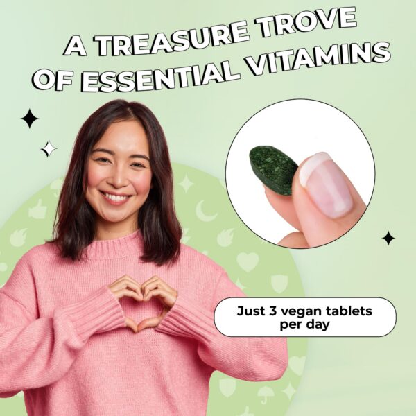 Tabletass Future Kind Multivitaminas veganas para digestión