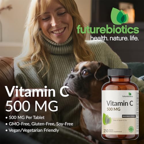 Tabletas Futurebiotics vitamina c 500 mg no OMG alta calidad