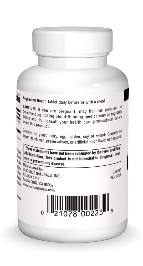 Tabletas Ginkgo-24 para circulación y función cerebral saludable