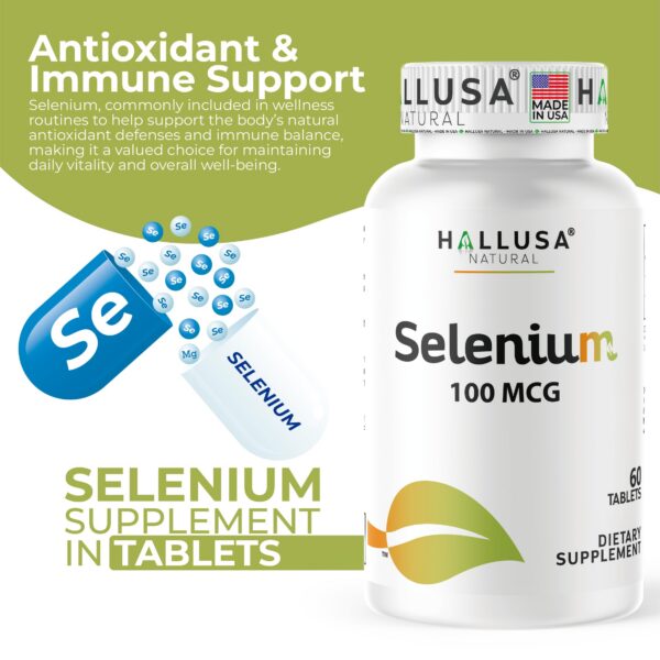 Version 1.0.0 Tabletas blancas Hallusa Selenium