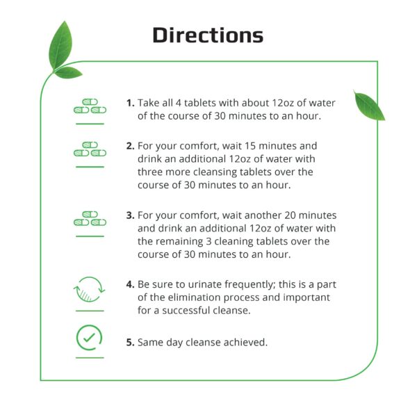 Version 1.0.0 Tabletas Herbal Clean detox portátil y discreto