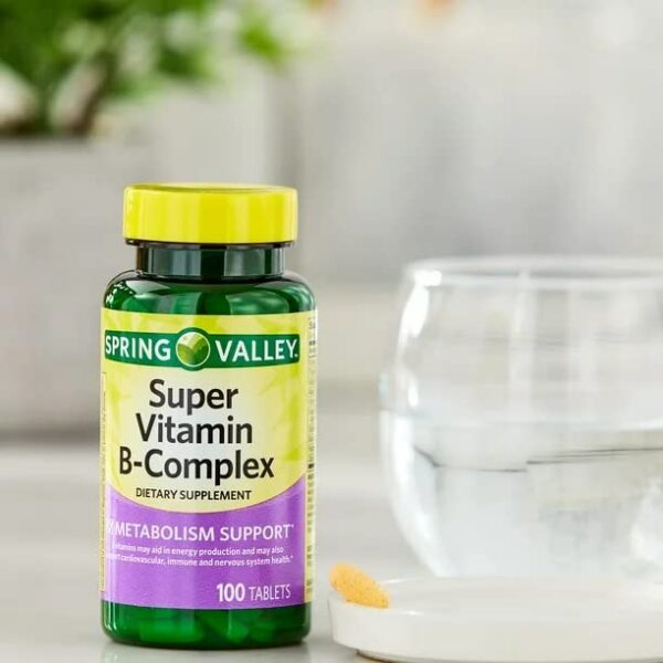 Tabletas ikj super complejo vitamina b paquete abierto