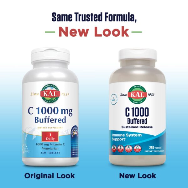 Version 1.0.0 Tabletas KAL C-1000 para soporte antioxidante y vitamina c