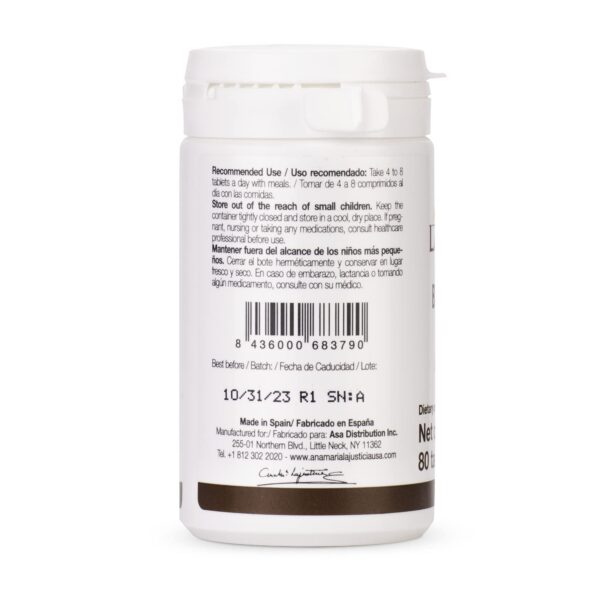 Tabletas levadura de cerveza sin azúcar y vegana