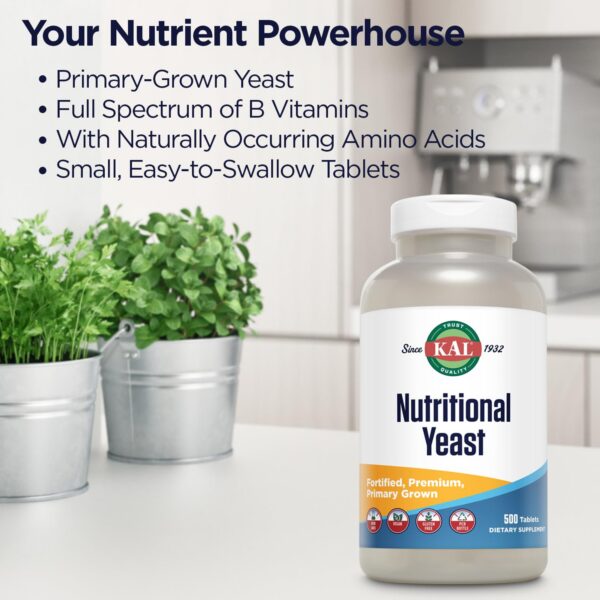 Tabletas levadura nutricional KAL vitaminas B complejo