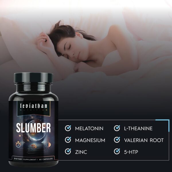Tabletas de Leviathan Slumber para mejorar sueño y relajación