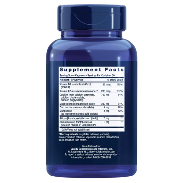 Version 1.0.0 Vitamina K2 y calcio en frasco