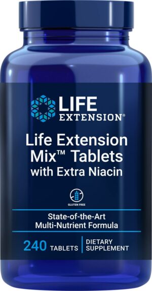Version 1.0.0 Tabletas Life Extension Mix con niacina extra