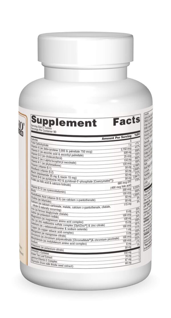 Tabletas de Life Force Multiple mostradas