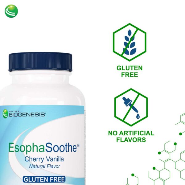 Version 1.0.0 Tabletas en mano suplemento esofágico y gástrico Nutra Biogenesis