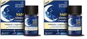 Tabletas masticables para dormir niños sabor uva Mommy's Bliss