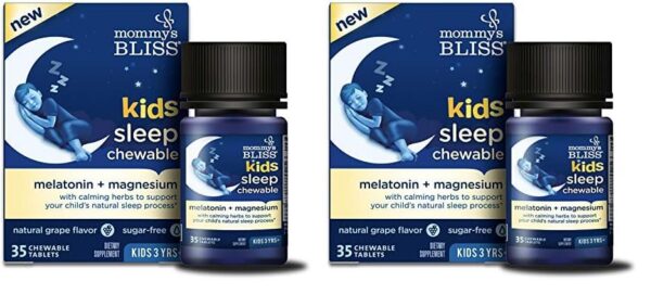 Tabletas masticables para dormir niños sabor uva Mommy's Bliss