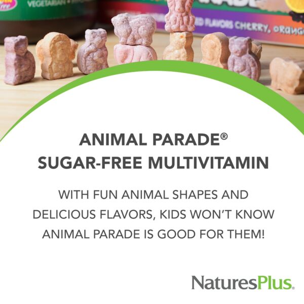 Tabletas masticables en forma de animales de Animal Parade Natures Plus