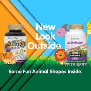 Tabletas en forma de animales de Animal Parade Gold sabor uva para niños