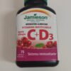 Tabletas masticables Jamieson vitamina C y D sabor cereza