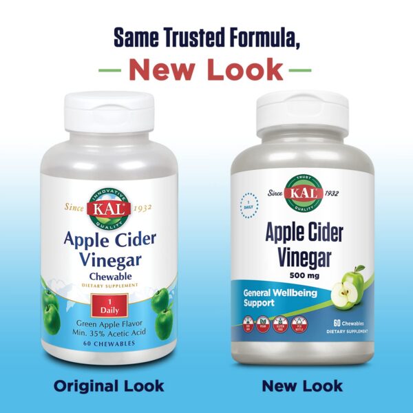 Tabletas masticables KAL para apoyo de peso normal